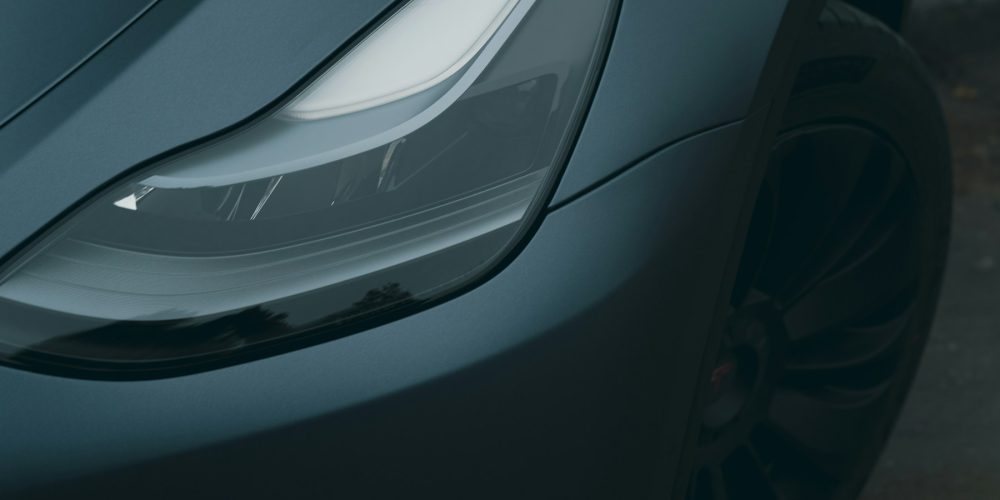 the front end of a car